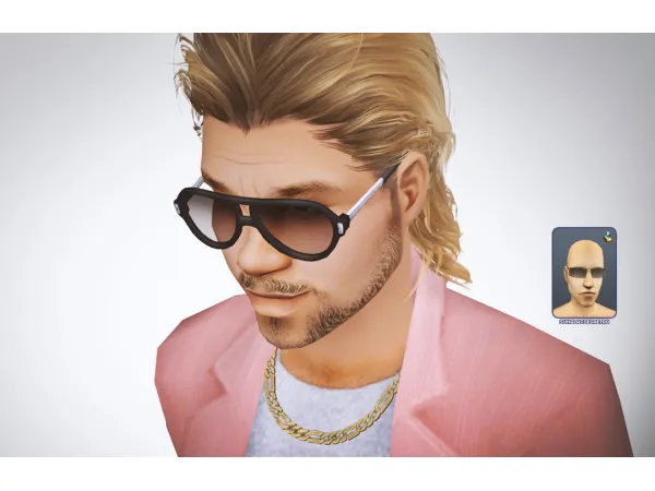 [BV] Retro Sunglasses for AM default by pforestsims - The Sims 2 Custom Content