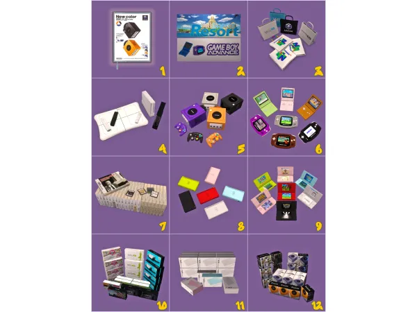 THE NINTENDO STORE SET by celestialspritz - The Sims 2 Custom Content