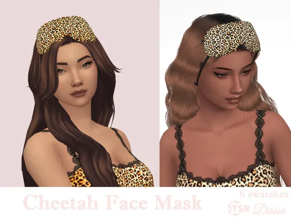 Mix Cheetah Face Mask by dissia - The Sims 4 Custom Content