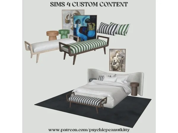 Mix Bedroom Furniture - The Sims 4 Custom Content