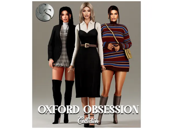 Alpha CAMUFLAJE Oxford Obsession Collection - The Sims 4 Custom Content