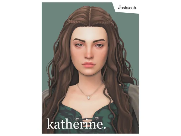 Maxis Match Katherine Hair by jo_se_oh - The Sims 4 Custom Content