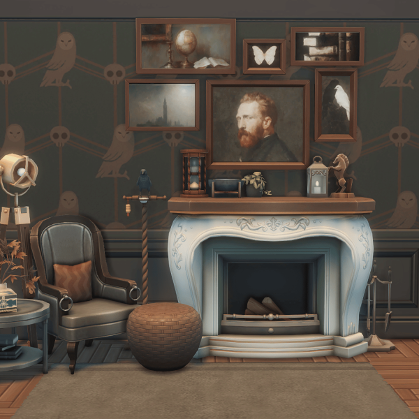 Mix Life Death Collection Of Paintings by simsfinds - The Sims 4 Custom Content