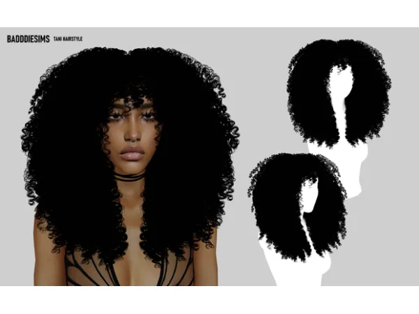 Alpha TANI HAIRSTYLE by BadddieSims - The Sims 4 Custom Content