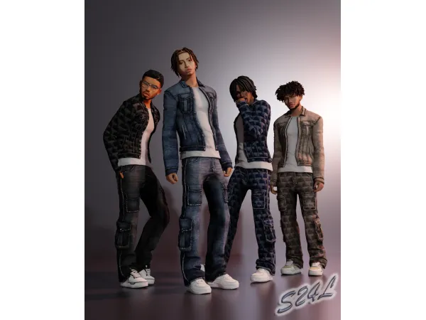 Ruff AM Denim set by sailor24love