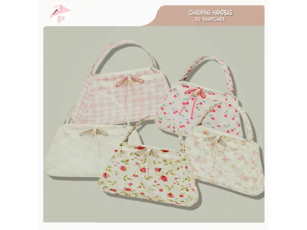 Mix Charming Handbag by Guemara - The Sims 4 Custom Content