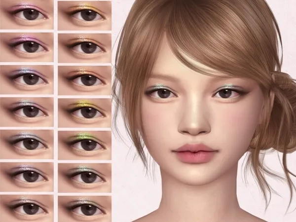 Alpha Jane Eyeshadows - The Sims 4 Custom Content