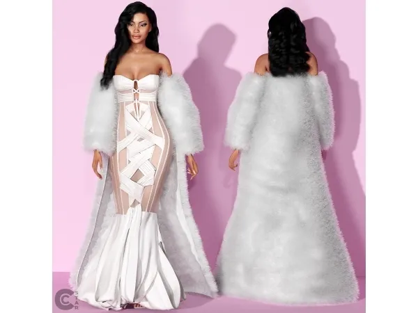 Alpha Furry coat (ACCESORY CATEGORY) - The Sims 4 Custom Content