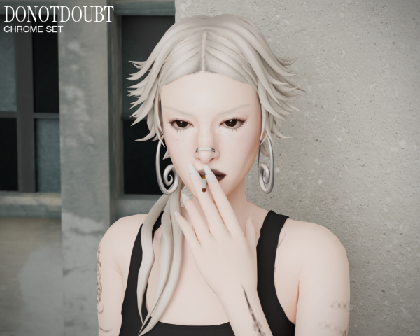 Maxis Match Chrome Set by simsfinds - The Sims 4 Custom Content