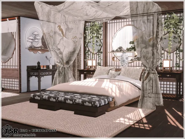 Mix BH21 Bedroom - The Sims 4 Custom Content