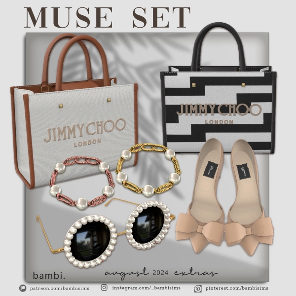Alpha muse set by bambisims - The Sims 4 Custom Content
