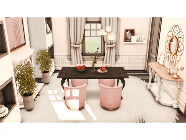 Mix Serva Dining Room by miwisimsie - The Sims 4 Custom Content