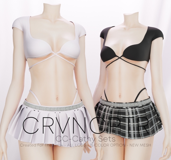 Alpha Cathy Sets by carvin_captoor - The Sims 4 Custom Content