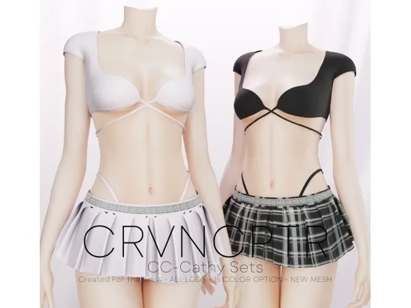 Alpha Cathy Sets - The Sims 4 Custom Content