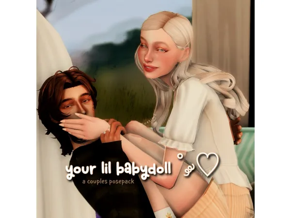 Mix [GRUESIMS] your lil babydoll pose - The Sims 4 Custom Content