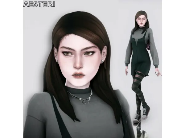 Maxis Match Izzett Heriot by Aesteri - The Sims 4 Custom Content