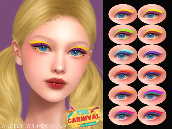 Maxis Match Eyeshadow A69 by ANGISSI - The Sims 4 Custom Content