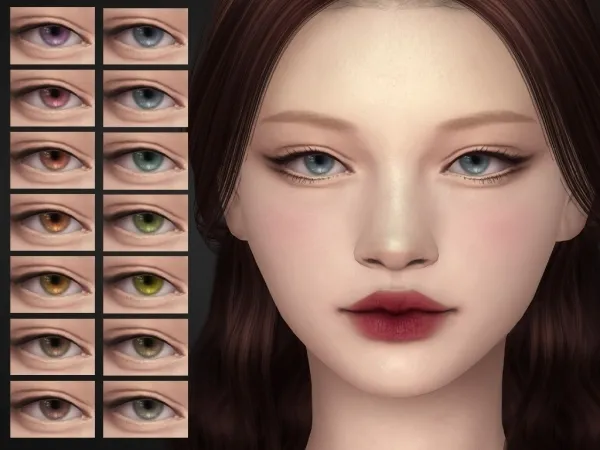 Alpha Annabel Eye Lenses - The Sims 4 Custom Content