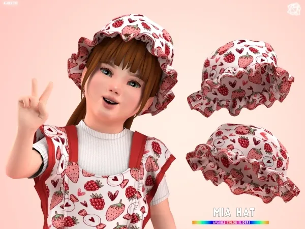 Mix Mia Toddler Hat brsims - The Sims 4 Custom Content