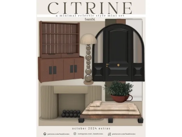 Alpha citrine - The Sims 4 Custom Content