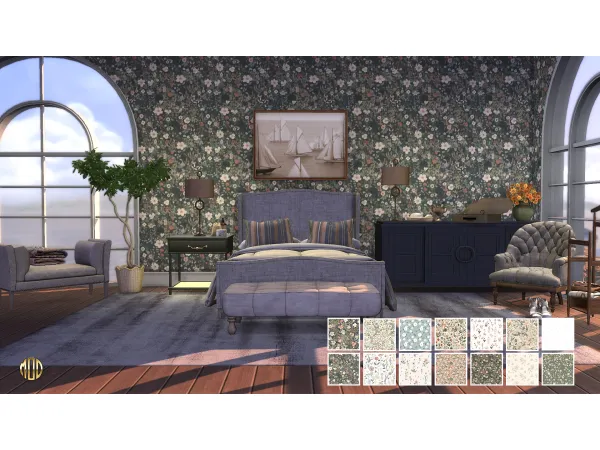 Alpha ANISE WALLPAPERS by Tilly Tiger - The Sims 4 Custom Content
