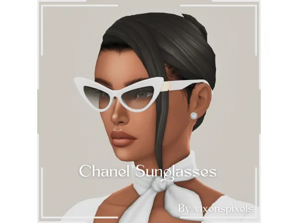 Mix Chanel Sunglasses by Vixonspixels - The Sims 4 Custom Content
