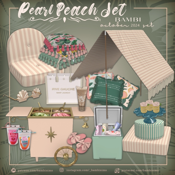 Alpha pearl beach by bambisims - The Sims 4 Custom Content