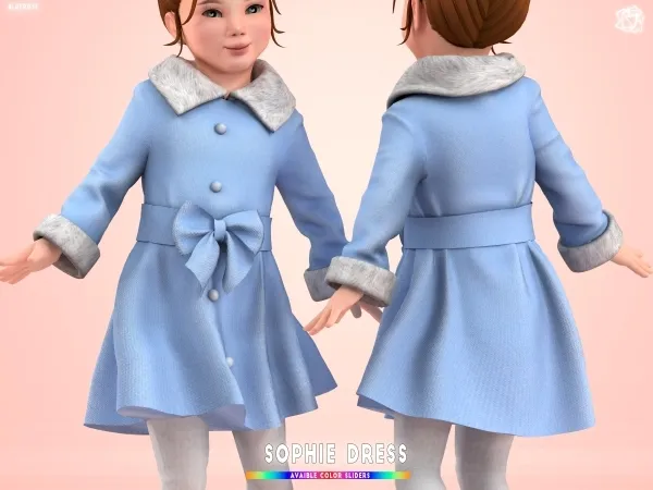 Mix Sophie Toddler Dress brsims - The Sims 4 Custom Content