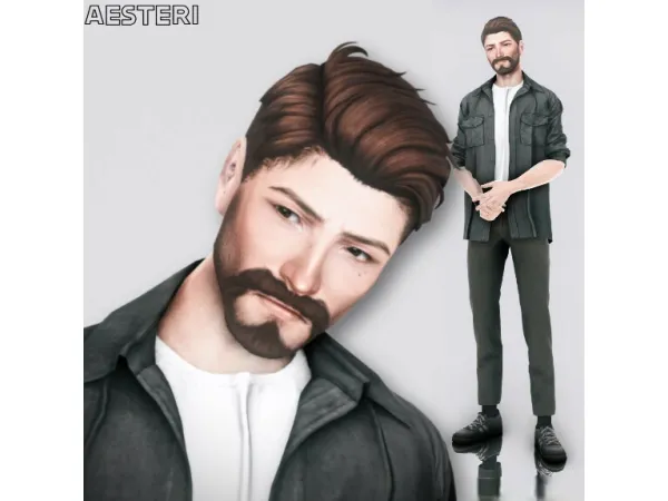 Maxis Match Paul Meallz by Aesteri - The Sims 4 Custom Content