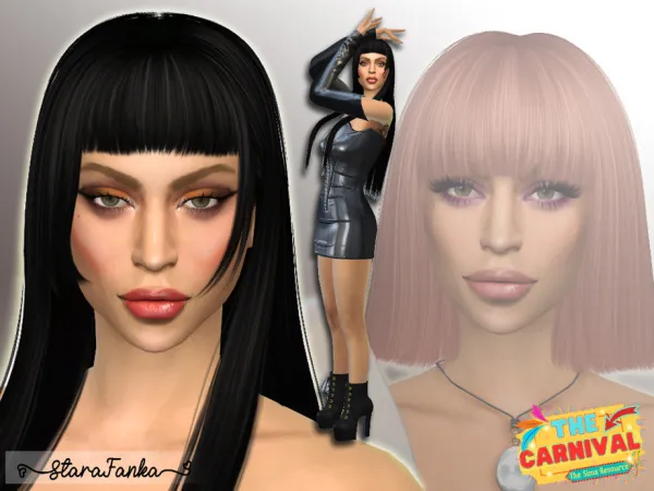 Alpha Sim inspired by Lady Gaga by starafanka - The Sims 4 Custom Content