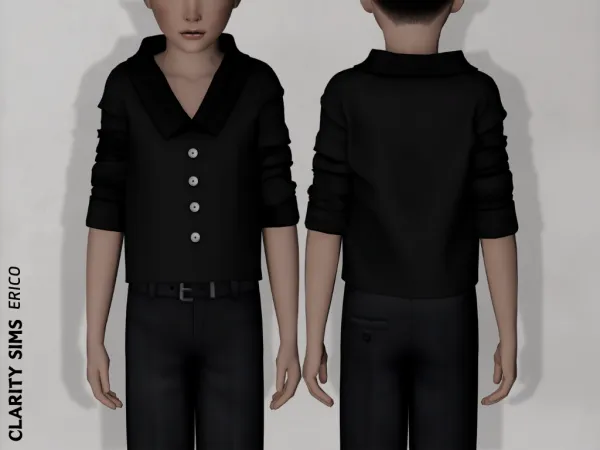 Alpha u00c9rico Shirt Child - The Sims 4 Custom Content