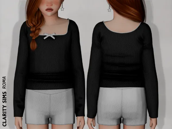 Alpha Roma Shirt Child - The Sims 4 Custom Content