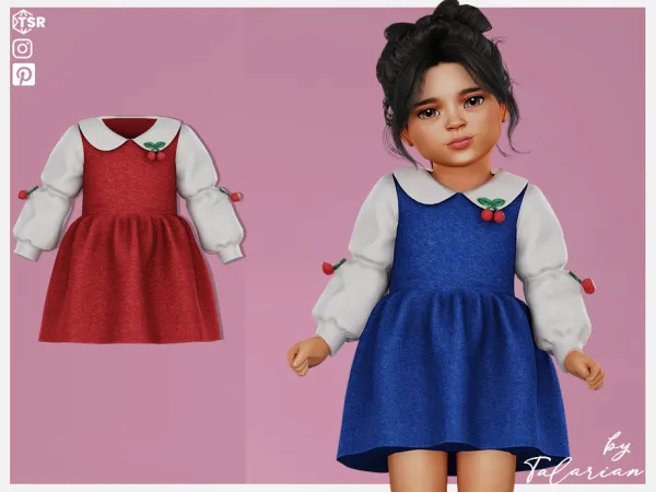 Alpha Iris Dress by talarian - The Sims 4 Custom Content