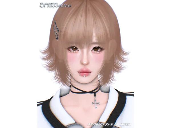 Alpha u3010333u3011AmoreCrux Mini Labret - The Sims 4 Custom Content