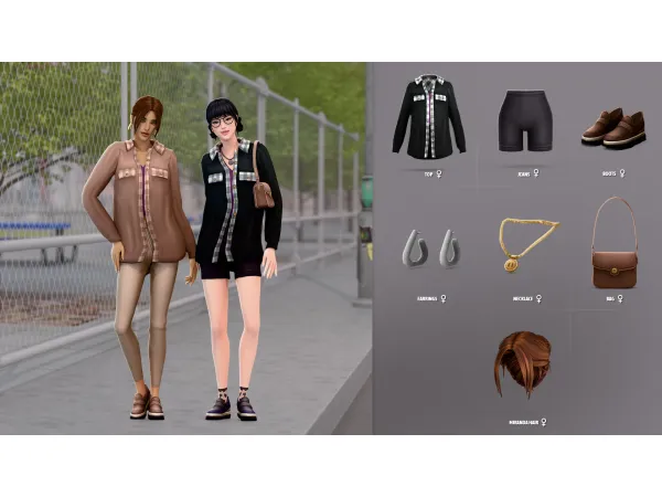 Maxis Match LISA SET - The Sims 4 Custom Content