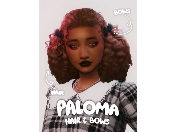 Maxis Match paloma hair bows by thatonegreenleaf - The Sims 4 Custom Content