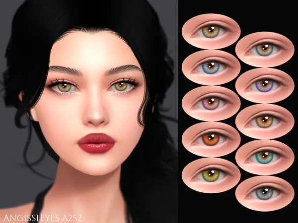 Mix EYES A252 by ANGISSI - The Sims 4 Custom Content