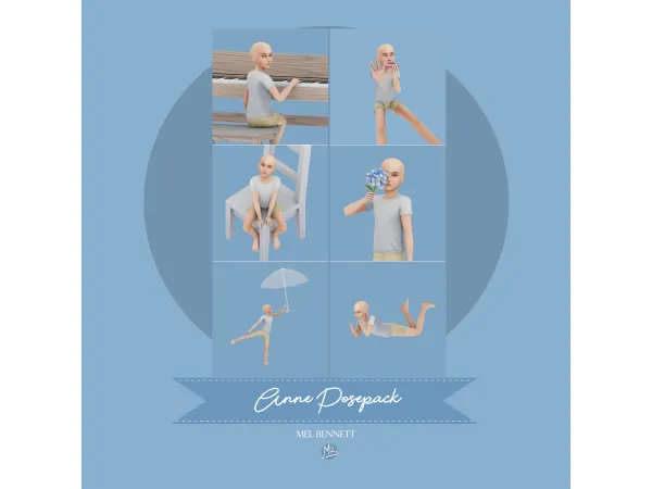 Mix Anne Posepack - The Sims 4 Custom Content