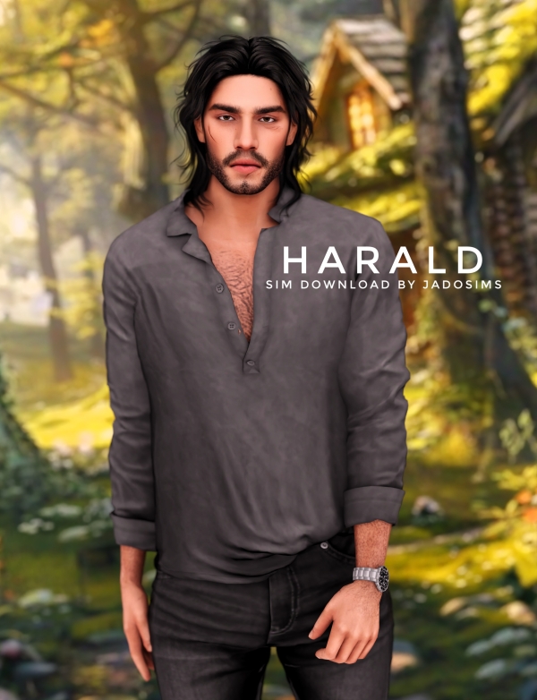 Alpha Harald (Sim Download) by shopwithflynnn - The Sims 4 Custom Content