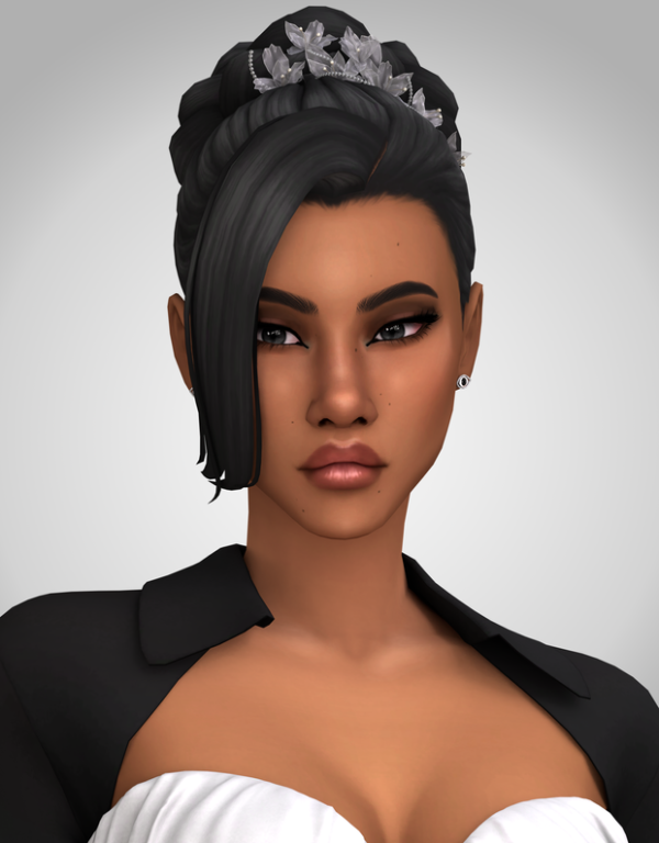 Maxis Match Tara Hair by simsfinds - The Sims 4 Custom Content