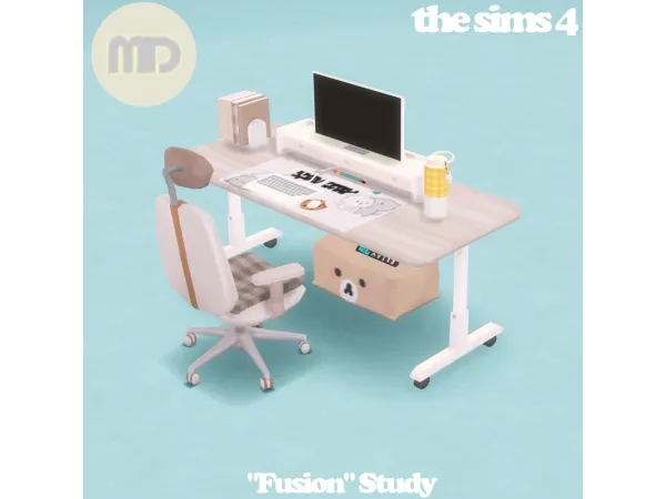Maxis Match fusion study set by MimiDarling - The Sims 4 Custom Content
