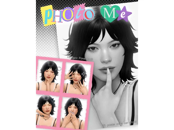 Mix PHOTO ME by minzzy0915 - The Sims 4 Custom Content