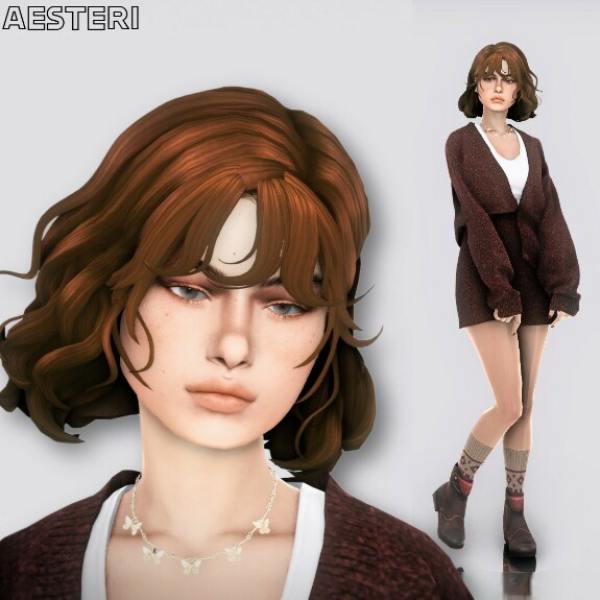 Maxis Match Bruna Giller by aesteri - The Sims 4 Custom Content