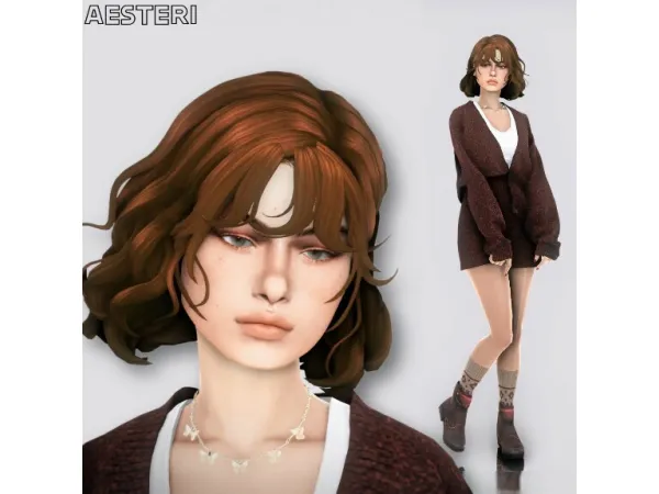 Maxis Match Bruna Giller by aesteri - The Sims 4 Custom Content