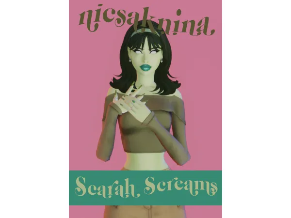 Maxis Match Scarah Screams (MH) Downloadable sim by Nicsaknina - The Sims 4 Custom Content