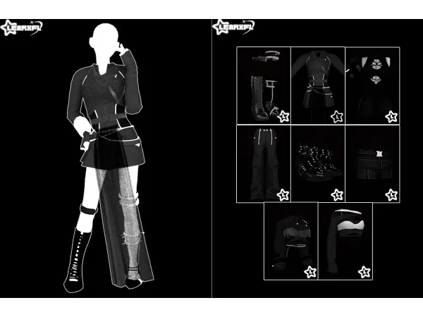 Maxis Match AESPA WHIPLASH [8 Items] by Learxfl - The Sims 4 Custom Content