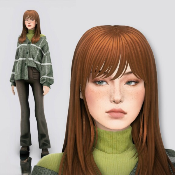 Maxis Match Katherine Myobius by aesteri - The Sims 4 Custom Content