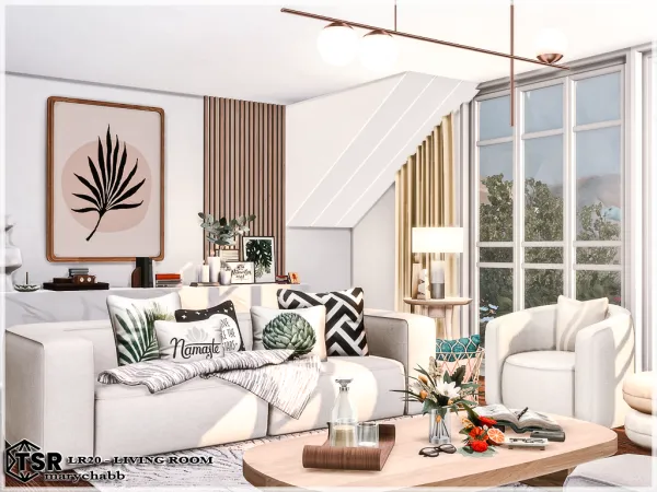 Mix LR20 Living Room - The Sims 4 Custom Content