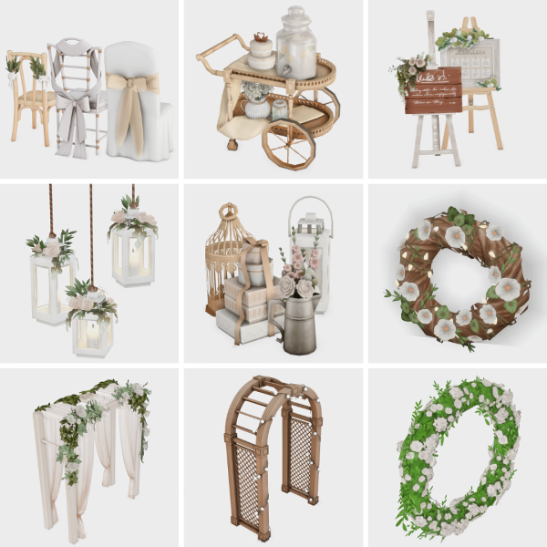 Maxis Match spring wedding sims 4 finds by simsfinds - The Sims 4 Custom Content