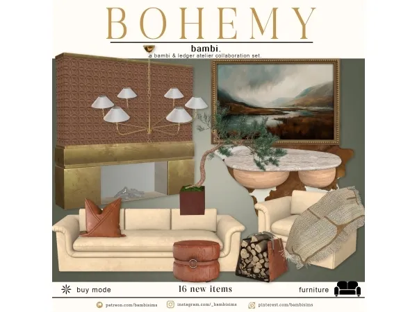 Alpha bohemy - The Sims 4 Custom Content